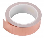 Banda de cupru pentru fixarea ecranajului 35x9mm, 1.500 buc.