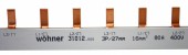 Bara colectoare cu contact tip pin 3p 16mm²