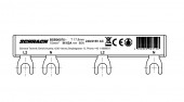 Bareta 2p,L2/N RCCB-L2/N RCBO, 6M, 10mmp
