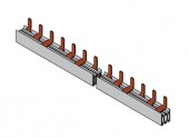Bareta 3p pt.intr.auto.dif AI L1/L2/L3, 1m, 10mm², 18mm