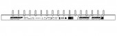 Bareta 4P, 16mm², pin, 1m