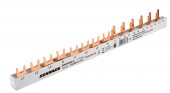 Bareta combinata, 1xRCCB 4P, 1 MCB 3+N, 6 MCB 1+N/1UH, 14 UH