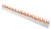 Bareta combinata, 1xRCCB 4P, 1 MCB 3+N, 6 MCB 1+N/1UH, 14 UH
