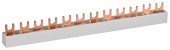 Bareta compacta furca 3P, 4xMCB-3p, 12M, 10mm²