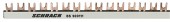 Bareta cu contacte furca 10 mm², 2 poli, 56UH