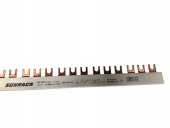 Bareta cu contacte furca 18mm, 3 poli, 16mm², 1m