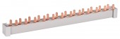 Bareta cu contacte furca 2 Poli, 12xSig N+1/1M, 12M