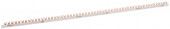 Bareta cu contacte furca 2P 10mm², pas=17.8mm, 1m