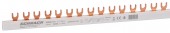 Bareta cu contacte furca 2P 10mm², pas=17.8mm, 1m