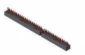 Bareta cu contacte furca 4 Poli, N/L1/L2/L3, 10mm², 1m