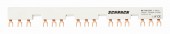 Bareta furca pentru 5xBE5 + contact auxiliar, 54mm, 63A