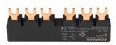 Bareta furca trifazata pentru 2xBE5, 45mm, certificata UL