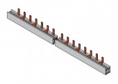 Bareta tip pin, 2p, 10mm², 17.8mm, 1m