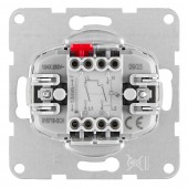 Bathroom control switch w light indicator and fan,1 rocker