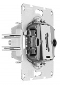 Bathroom control switch w light indicator and fan,1 rocker