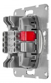 Bathroom control switch w light indicator and fan,1 rocker