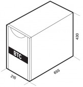 Battery box 36V 40Ah (including batteries)