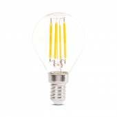 Bec LED cu filament sferic G45 4W E14 2700K, Total Green