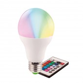 Bec LED EVO17 A60 5W E27 RGB Telecomanda