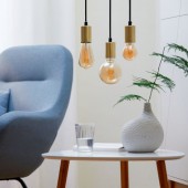 Bec LED filament  ST64 6.7-60W E27 920-950, auriu, Wiz