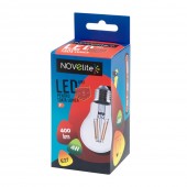 Bec LED filament A60 4W E27 2700K, Novelite