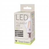 Bec LED Filament A60 4W E27 6500K