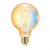 Bec LED Filament G95 6.7W E27 2000K-5000K – WIZ