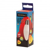 Bec LED lumanare 5W E27 3000K, Novelite