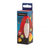 Bec LED lumanare 5W E27 6400K, Novelite