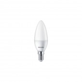 Bec LED lumanare B35 5-40W E14 827, mat corepro, Philips