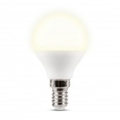 Bec LED sferic 5W E14 3000K, Novelite
