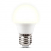 Bec LED sferic 5W E27 3000K, Novelite