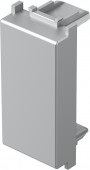 Blank cover 1M, silver
