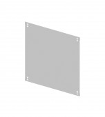 Blind Front Plate 495mm B10 sheet steel