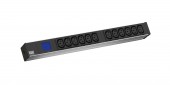 BN500 - 19' 12xC13, 2 m fisa Schuko, AL, 16A -230V