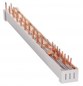 Busbar, 1xRCCB 4-pole, 10 MCB 1+N/1MW, 14MW