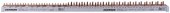 Busbar, 1xRCCB 4-pole, 2xMCB 4-pole, 18 x MCB 1+N/1 MW, 30MW