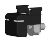 Busbar terminal for holeless mounting