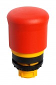 Buton ciuperca avarie iluminat rosu D=38mm