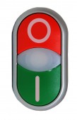 Buton comanda dublu rosu+verde 