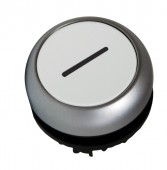 Buton comanda iluminat scund cu revenire alb 