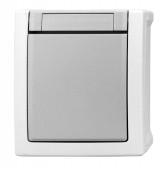 Buton cu 1ND, 10A, PT, cleme elastice, IP54