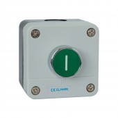 Buton Cu Revenire 1No Ip44 Verde – ELMARK | 401102