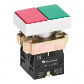 Buton Dublu 1ND+1NI IP40 Culoare Rosu/Verde