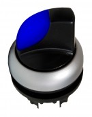 Buton selector 1-0-2 fara revenire albastru