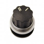 Buton selector I-II fara revenire negru