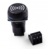 Buzer Compact, d= 30 mm, 12-24 V c.a./ c.c., negru, 85 dB