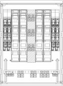 cable distribution cabinet Fr 10NHS00/185-1NHS2/3