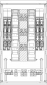 cable distribution cabinet Fr 6NHS00/185-1NHS2/3