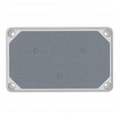 Cable entry gland plate, IP55, 9xØ3-20, 1xØ3-40, 2xØ3-70mm